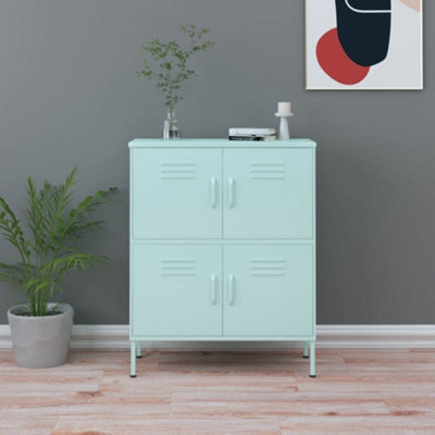 Vidaxl Storage Cabinet Mint 80X35X101.5 Cm Steel from B&Q