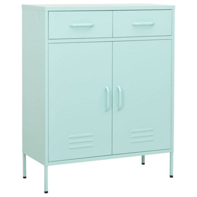 Vidaxl Storage Cabinet Mint 80X35X101.5 Cm Steel from B&Q