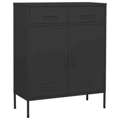 Vidaxl Storage Cabinet 80X35x101.5 Cm Steel Anthracite