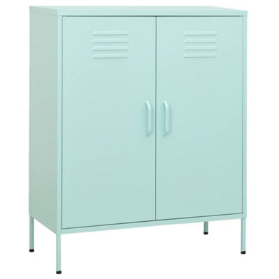 Vidaxl Storage Cabinet Mint 80X35X101.5 Cm Steel from B&Q