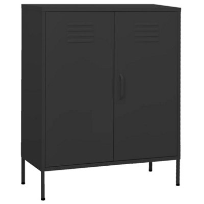 Vidaxl Storage Cabinet 80X35x101.5 Cm Steel Anthracite