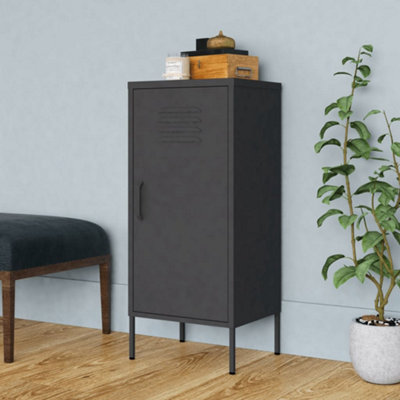 Vidaxl Storage Cabinet Anthracite 42.5X35X101.5 Cm Steel from B&Q