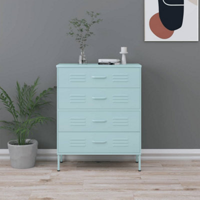 Vidaxl Chest Of Drawers Mint 80X35X101.5 Cm Steel Chests Of Drawers from B&Q