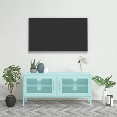 Vidaxl Tv Cabinet Mint 105X35X50 Cm Steel from B&Q