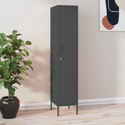 Vidaxl Locker Cabinet 35X46x180 Cm Steel Anthracite