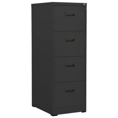Vidaxl Filing Cabinet Anthracite 46X62X133 Cm Steel from B&Q