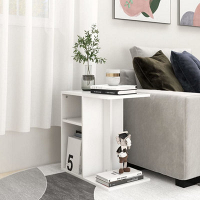 Vidaxl Side Table White 50X30X50 Cm Engineered Wood from B&Q
