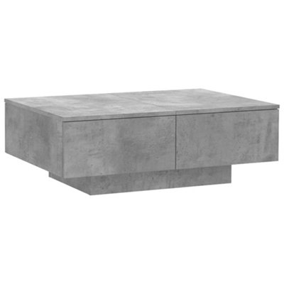 Vidaxl Coffee Table Concrete Grey 90X60X31 Cm Engineered Wood from B&Q