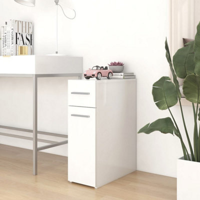 B&Q -  Apothecary Cabinet White 20X45.5X60 Cm Engineered Wood