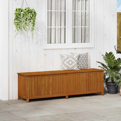 Solid Acacia Wood Polyethylene Storage Box 43 X 189 X 42Cm Brown Walplus - Image 6