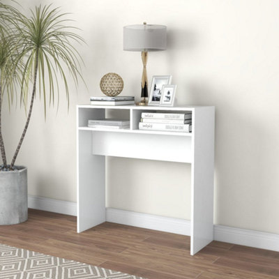 Vidaxl White Console Table 78X30x80 Cm Engineered Wood Console Tables