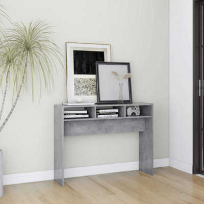 Vidaxl Console Table Concrete Grey 105X30X80 Cm Engineered Wood from B&Q