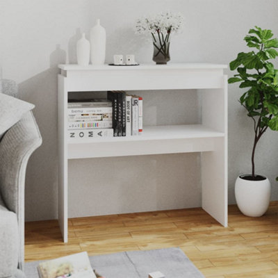 Vidaxl Console Table White 80X30X80 Cm Engineered Wood Console Tables from B&Q