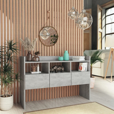 Vidaxl Sideboard Concrete Grey 105X30X70 Cm Engineered Wood from B&Q