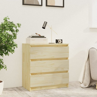 Vidaxl Bedside Cabinet 60X36X64 Cm Solid Pinewood from B&Q