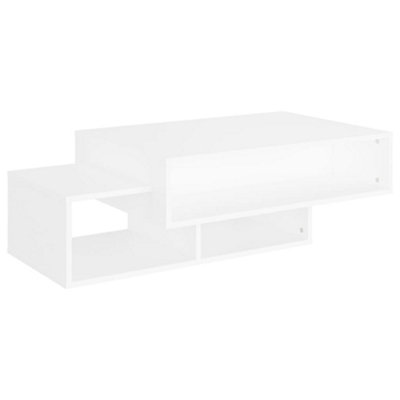 B&Q -  Coffee Table White 105X55X32 Cm Engineered Wood