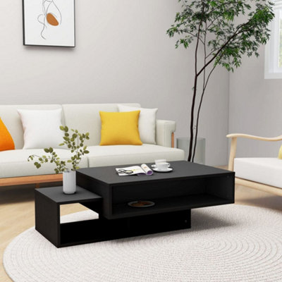 Vidaxl Coffee Table 105X55x32 Cm Engineered Wood Black