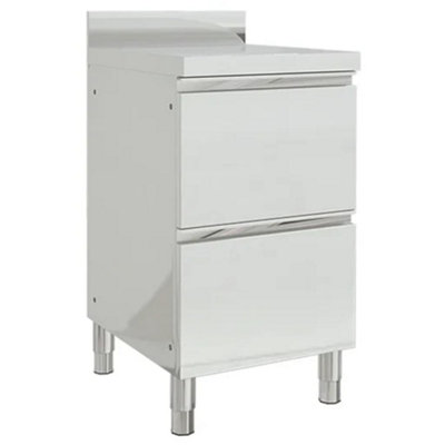 B&Q -  Commercial Kitchen Cabinet With 2 Drawers 50X60X96 Cm