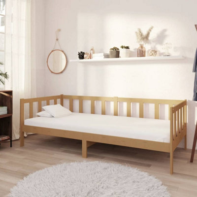 Vidaxl Day Bed Without Mattress Honey Brown Solid Wood Pine 90X200Cm from B&Q