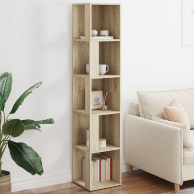 B&Q -  Corner Cabinet Sonoma Oak 33X33X164.5 Cm Engineered Wood
