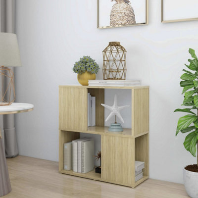B&Q -  Book Cabinet Sonoma Oak 60X24X63 Cm Engineered Wood