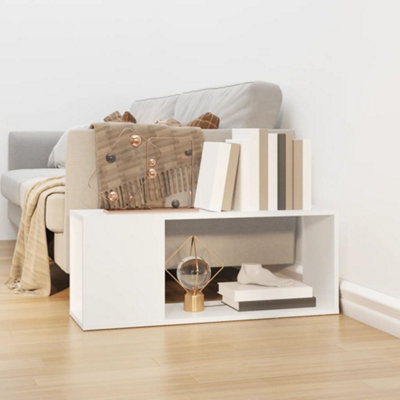 Vidaxl TV Cabinet White 80x24x32 cm Engineered Wood - Modern Storage Solution - Image 3