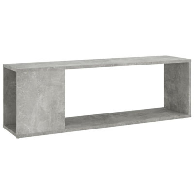 Vidaxl Tv Cabinet Concrete Grey 100X24X32 Cm Engineered Wood from B&Q