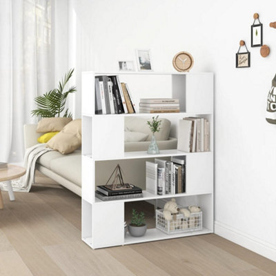 B&Q -  Book Cabinet Room Divider White 100X24X124 Cm