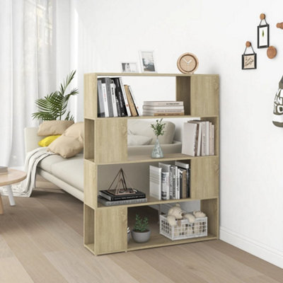 Vidaxl Book Cabinet Room Divider Sonoma Oak 100X24X124 Cm from B&Q