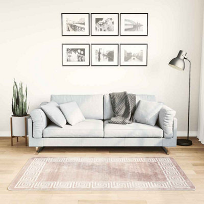 B&Q -  Rug Washable 80X150 Cm Beige