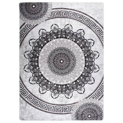 B&Q -  Rug Washable 120X180 Cm Multicolour Anti Slip