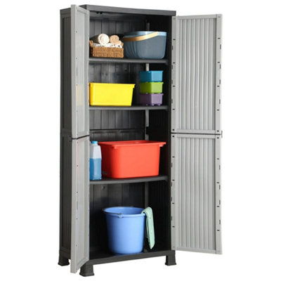 Vidaxl Plastic Cabinet 68X39X171.5 Cm from B&Q