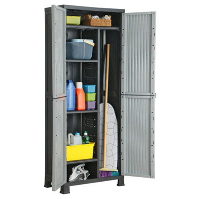 Vidaxl Plastic Cabinet 68X39X171.5 Cm from B&Q