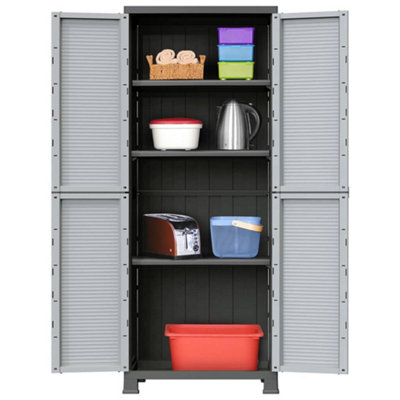 Vidaxl Plastic Cabinet 68X39X171.5 Cm from B&Q