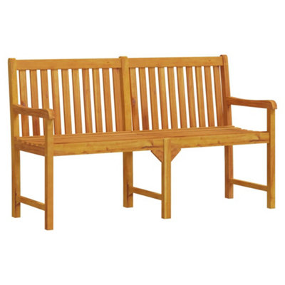 Vidaxl Garden Bench 150 Cm Solid Acacia Wood from B&Q