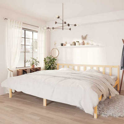 Vidaxl Bed Frame Without Mattress Solid Wood Super King Size Bed Frames