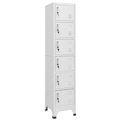 B&Q -  Locker Cabinet Light Grey 38X40X180 Cm Steel