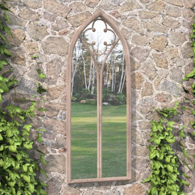 B&Q -  Garden Mirror Sand 70X30 Cm Iron For Outdoor Use