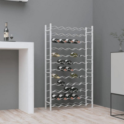 Vidaxl Wine Rack For 72 Bottles White Metal from B&Q