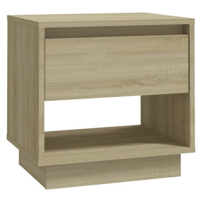 Vidaxl Bedside Cabinet Sonoma Oak 45X34X44 Cm Engineered Wood from B&Q