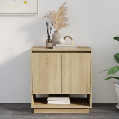 B&Q -  Sideboard Sonoma Oak 70X41X75 Cm Engineered Wood
