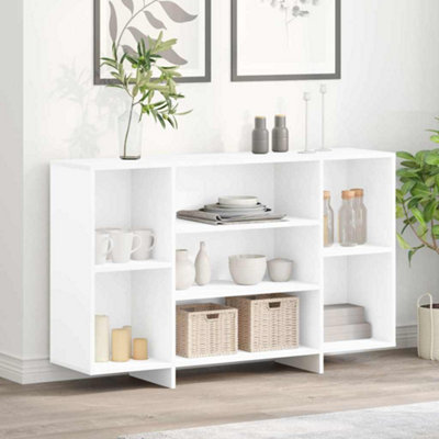B&Q -  Sideboard White 120X30X75 Cm Engineered Wood