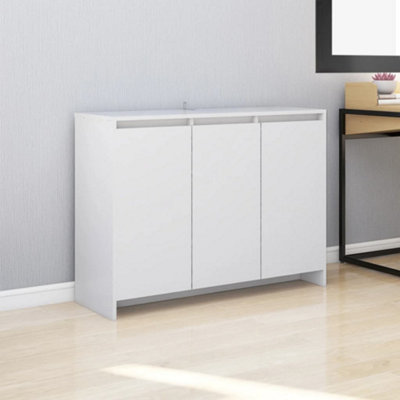 Vidaxl (White) Sideboard Storage Cupboard Cabinet Buffet Highboard Engineered Wood - Image 3