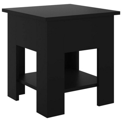 B&Q -  Coffee Table Black 40X40X42 Cm Engineered Wood
