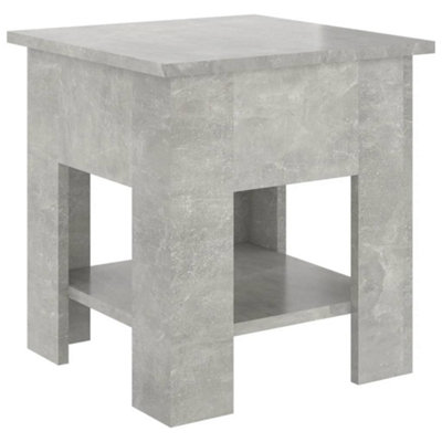 Vidaxl Coffee Table - Grey - 40x40x42 cm - Engineered Wood - Image 3