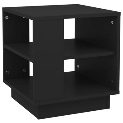 Vidaxl Coffee Table 40X40x43 Cm Engineered Wood Black