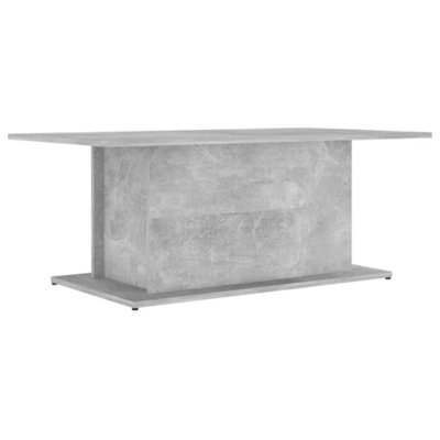 Vidaxl Coffee Table Concrete Grey 102X55.5X40 Cm Engineered Wood from B&Q