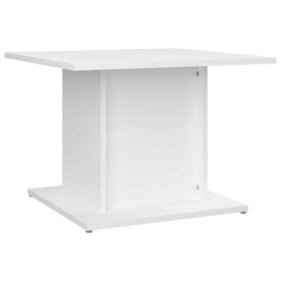 B&Q -  Coffee Table White 55.5X55.5X40 Cm Engineered Wood