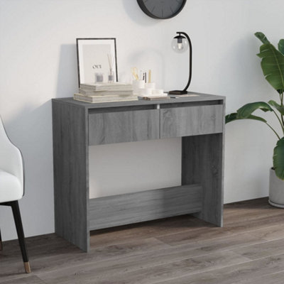 Vidaxl Console Table Grey Sonoma 89X41X76.5 Cm Engineered Wood from B&Q