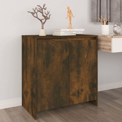 Vidaxl Sideboard Smoked Oak 70X41x75 Cm Engineered Wood Size 2